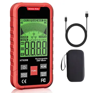 3-in-1 EMF Meter & Detector, Portable Rechargeable RF EF MF Tester with Sound & Light , for  WiFi Signal & Electronics