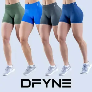（Free shipping）DFYNE Impact Shorts |   High Stretch Fabric with Subtle Glute Contour for Gym and Yoga Wear, Medium Support, Fitted Design