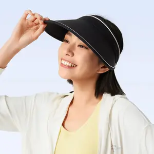 LI-NING Running Unisex Sun Hat Summer Adjustable Wide Brim Outdoor Sports Cap AMXV003 AMXV005