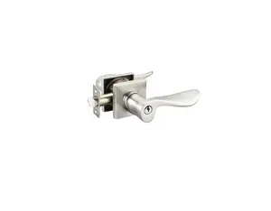 Emtek 5122.KLSUS19.KNUS15.LH Select Key in Lever , Keyed , Square Rosette , Key in L-Square Stem , Knurled Handle , LH