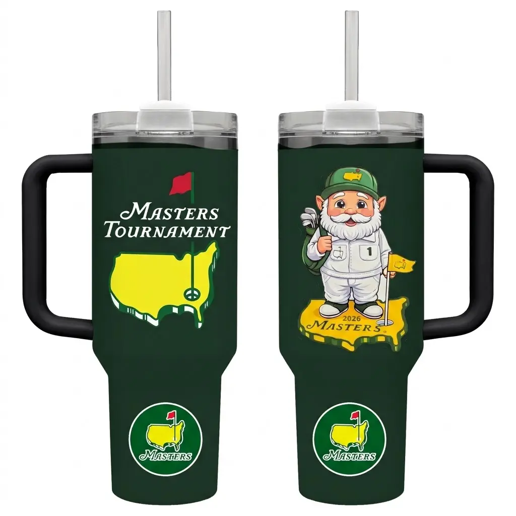 Masters Tournament Golf 2026 Tumbler 40oz with Handle, Augusta