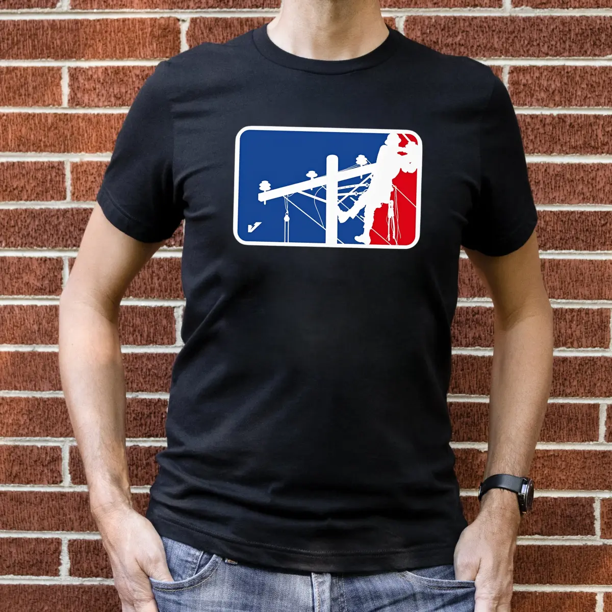 Lineman Shirt, Electric Worker Graphic Tee Shirt