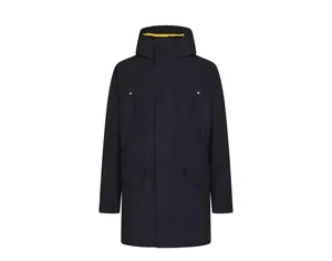 Men's Save The Duck Hero Gore-Tex Hooded Breathable Shell Parka Jacket, Menswear Outerwear (Black)