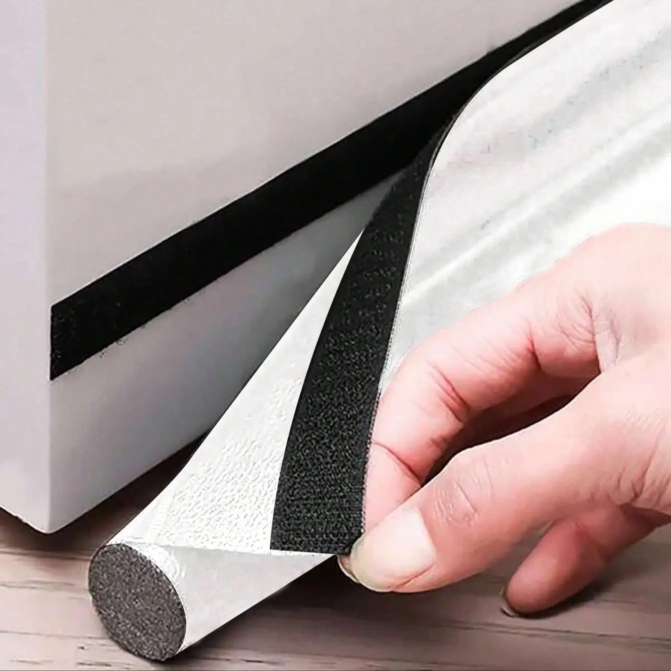 Door Bottom Sealing Strip, 1 Count Door Draft Stopper, Under Door Draft Noise Blocker, Home Essentials Tools Room Decor, Household Items