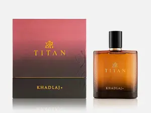 KHADLAJ Titan Alcohol-Based Bold Scent Eau de Parfum (EDP) Spray for Men, 3.4 oz Single Item