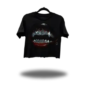 DIAMOND TEETH CROP TOP