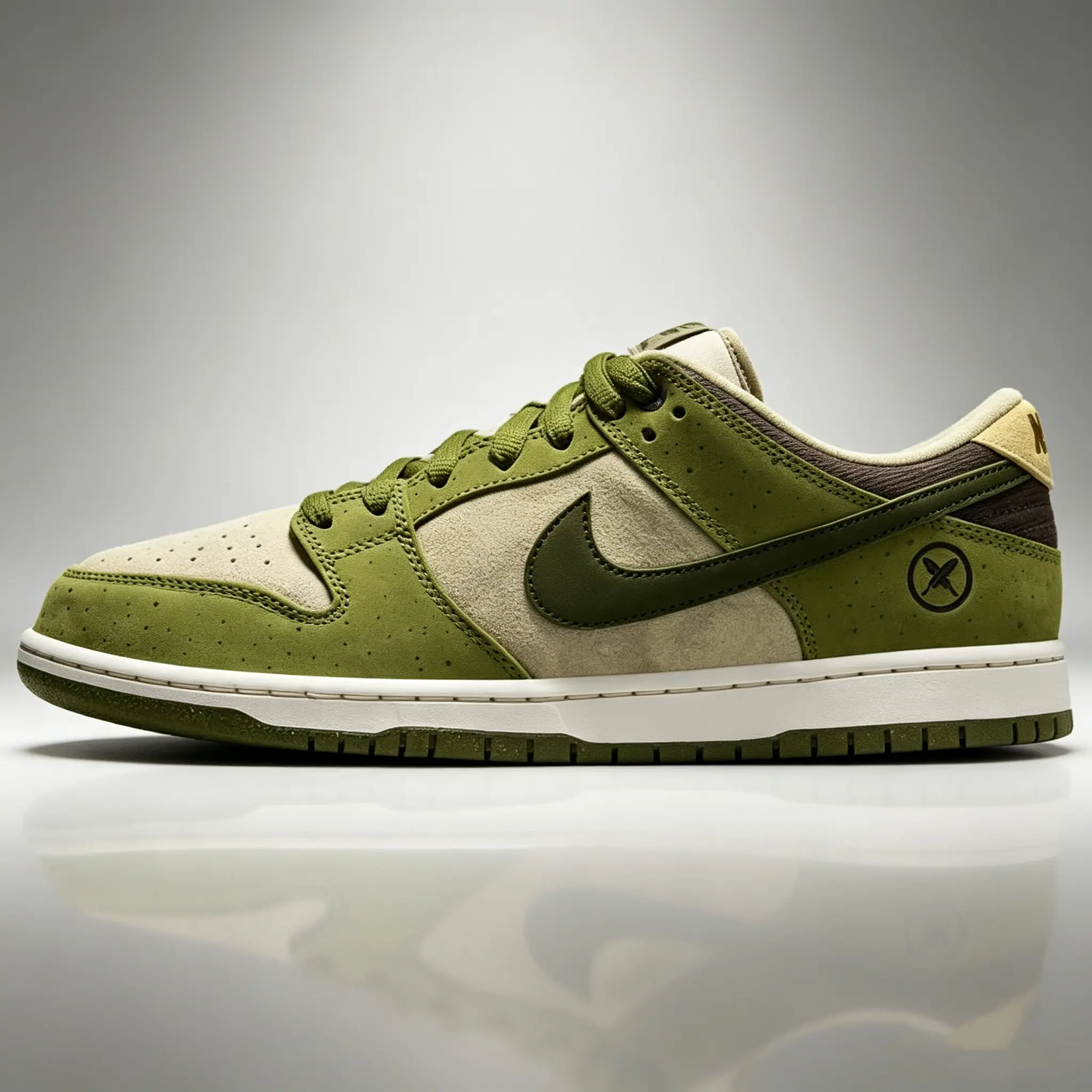 Men's Athletic Casual Trainers, Yuto Horigome x Nike Dunk Low SB 'Matcha'