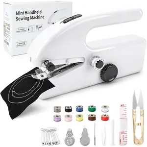 Mini Sewing Machine, Quick Sewing Machine for Beginners, Sewing Kit for Home Travel and Craft Projects