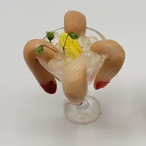 Chef Gina's Miniature Shrimp Cocktail for 1/6 Scale Dolls