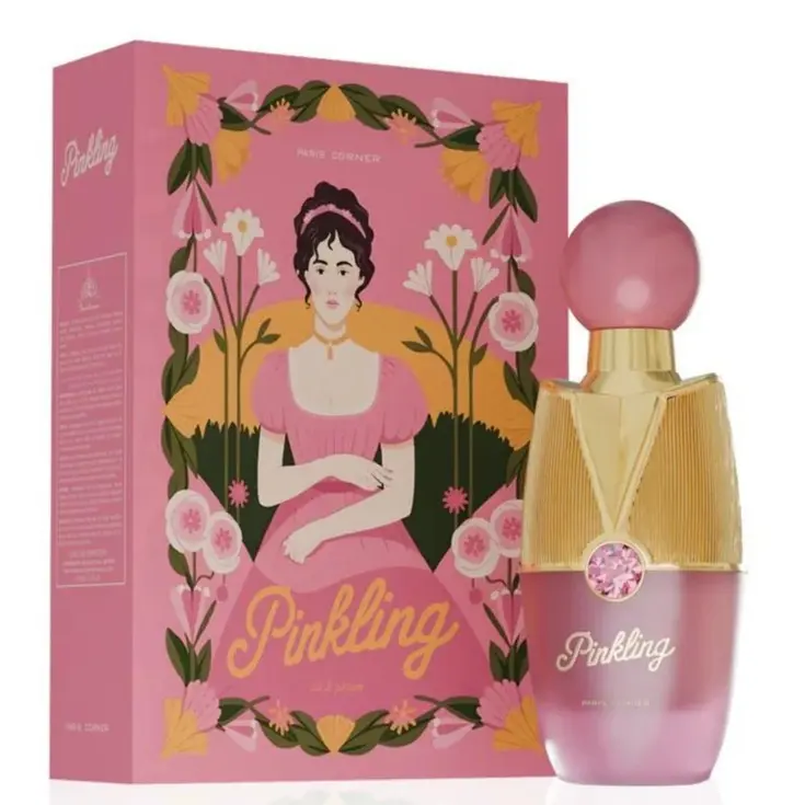 Paris Corner Pinkling Eau De Parfum Spray for Unisex, 3.4 Ounce