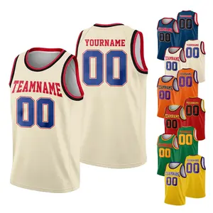 Custom Basketball Jersey Printed Personalized Name Number Logo Replica Team Tank Top for Men Women kids Toddlers
