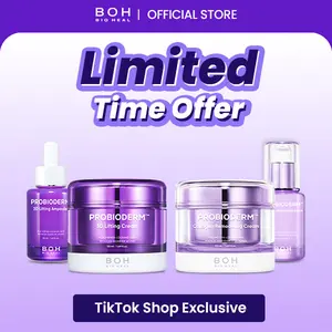 BIOHEAL BOH Purple All-Day Firming&Lifting Bundle |  Korean Anti-Aging Skincare with Probioderm &  Nano Cell Collagen Ampoule Tightening
