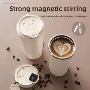 Automatic Stirring Coffee Mug USB Rechargeable Electric Mixer Cup with Lid for Office Home Travel Portable Self Stirring Tumbler