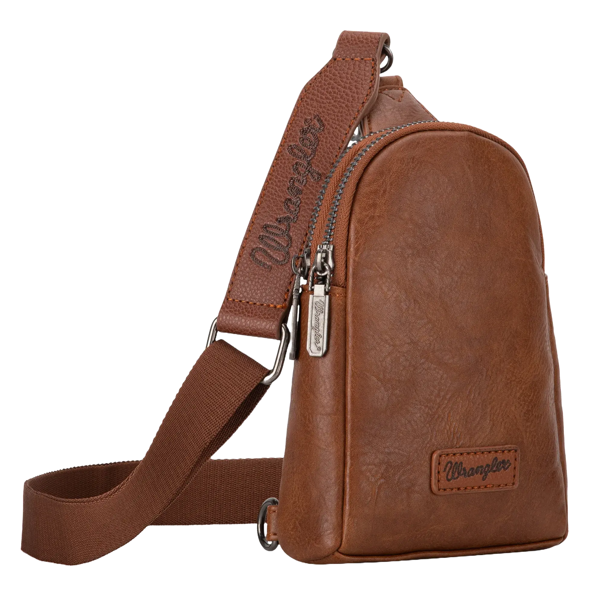 Wrangler Ladies Light Brown Sling Crossbody Bag WG87-210LBR
