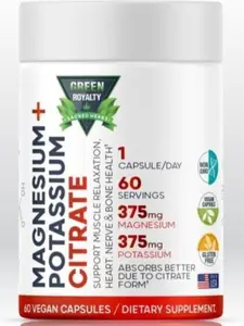 Green Royalty Magnesium+Potassium citrate Dietary Healthcare Green Royalty Magnesium+Potassium citrate Dietary Healthcare