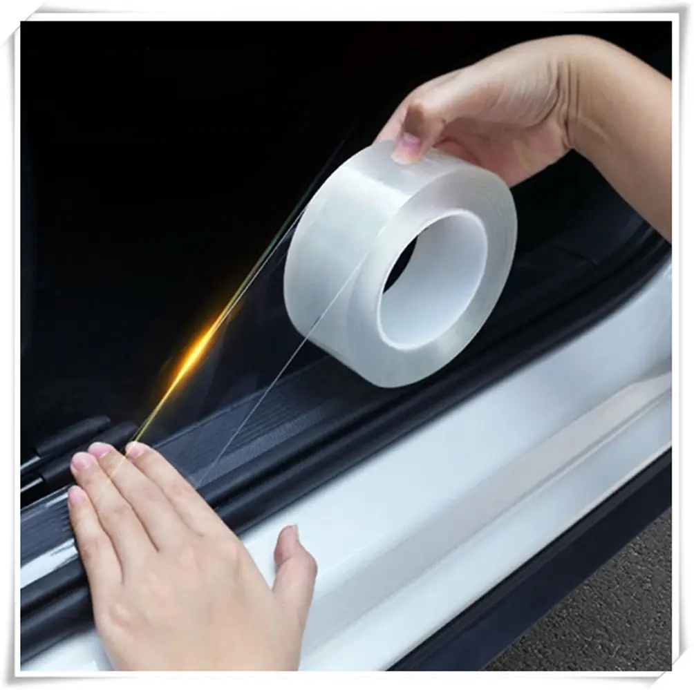 For Car Car film Door threshold bumper Bumper sticker for Hyundai Verna Santa Fe IX45 Sonata Tucson Accent Azera Elantra Solaris IX35