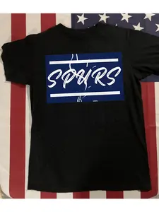 Men's & Women's Spurs FC Iconic Print  Unisex 100% Cotton T-Shirt, Soft, All Season Casual Streetwear Essential, All-Match All Season Style- 220g