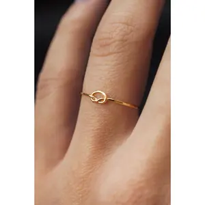 Open Knot Ring, 14K Gold Fill