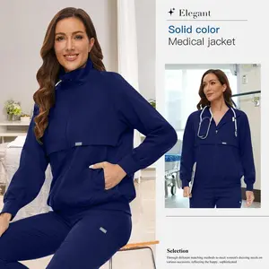 UnisexClinicalJacketMedicalUniformforHospitalSurgeryPetGroomingDoctorNurseWorkwear