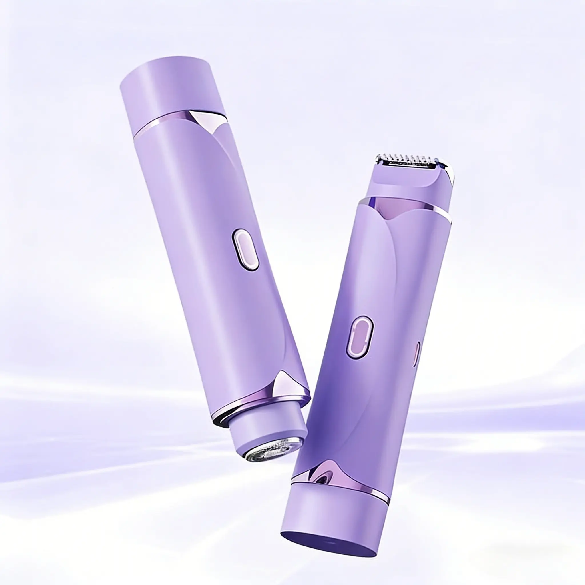 Women's Dual Head Electric Shaver, Full Body & Facial Hair Removal, Portable Men's Razor, Unisex Leg Arm Body Care Device