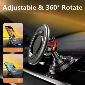 Hand-free Phone Mount Adjustable & 360° Rotate Car Mount for Easy Viewing and Secure Hold