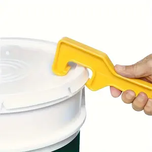 Plastic Bucket Lid Opener Wrench, Paint Bucket Cap Remover Tool, Portable Manual Paint Bucket Opener