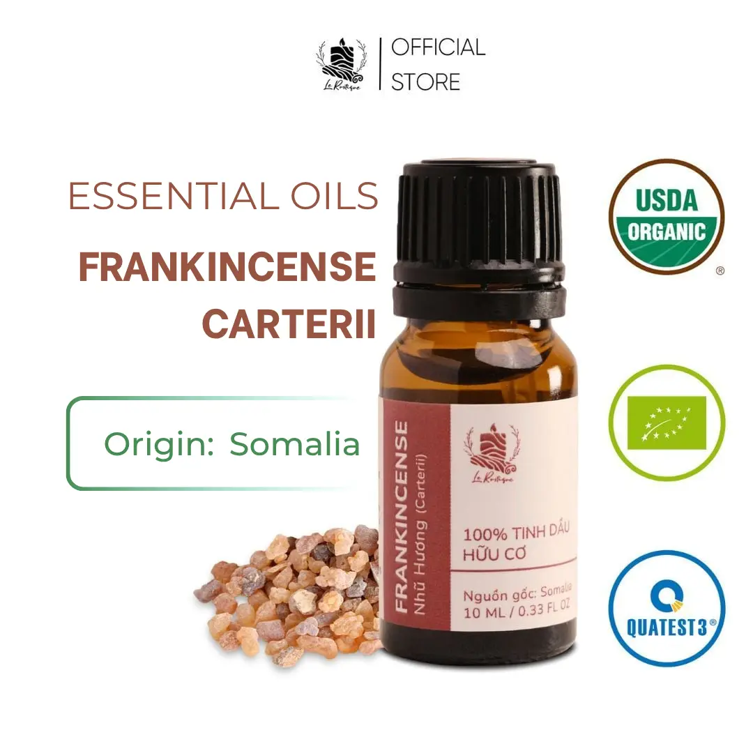 Organic Frankincense Essential Oil - 100% Pure Natural - Somalia Origin - Meditation & Spiritual Ritual - Le Rustique