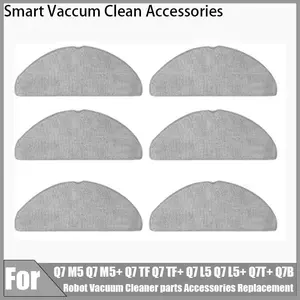 Mop Cloth For Roborock Q7 M5 Q7 M5+ Q7 TF Q7 TF+ Q7 L5 Q7 L5+ Q7T+ Q7B Robot Vacuum Cleaner parts Accessories Replacement