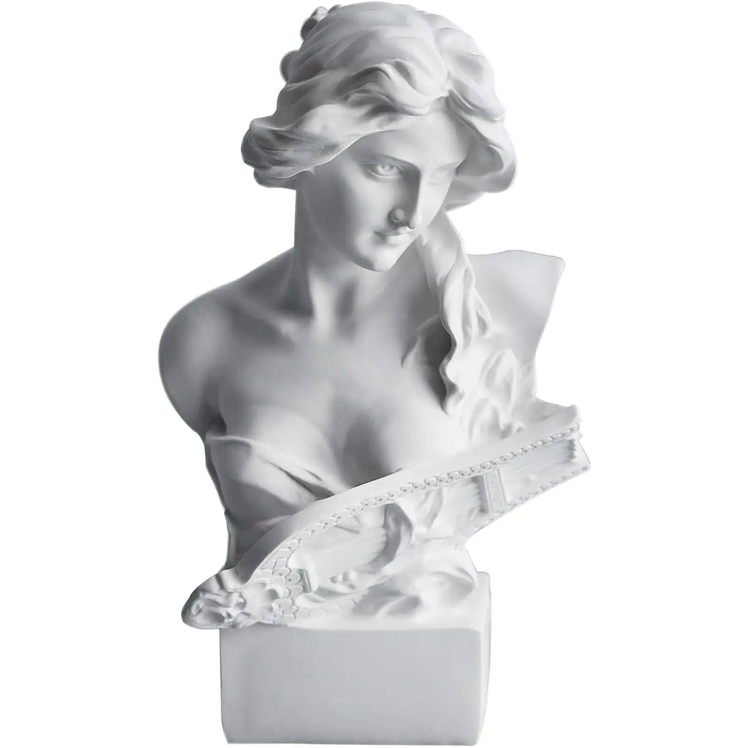 6" H Aphrodite Statue Greek Mythology Bust Statue Home Decor Artemis Statues Roman Goddess Figurines Used for Sketch Practice Aesthetics Statues Sculptures Indoor Filling Space for Living Room Bedroom