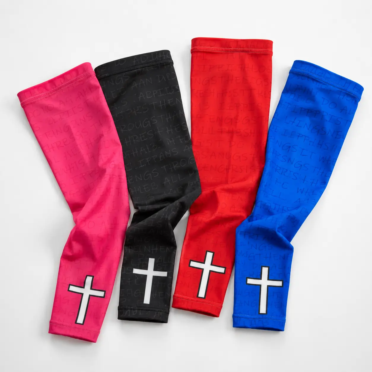 Faith Strength Compression Arm Sleeve (Pair)