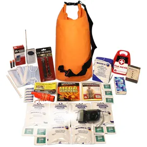 1 Person Standard Dry Bag Waterproof Preparedness Kit with Adjustable Strap