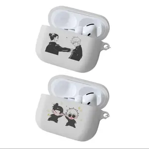 Jujutsu Kaisen Duo Moments AirPods Case Collection  Anime Rivalry & Brotherhood Art  Minimal Manga Sketch & Cute Chibi Style  Durable Protective Cover  For AirPods 1 2 3 4 & Pro Gen 2, Anime Fan Gift