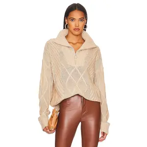 SNDYS Jax Knit Sweater in Beige