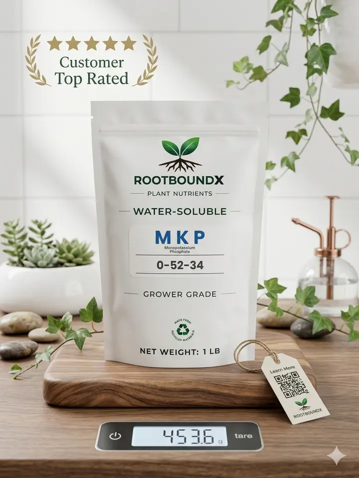 Monopotassium Phosphate 1 lb – Water Soluble Plant Nutrient – RootboundX