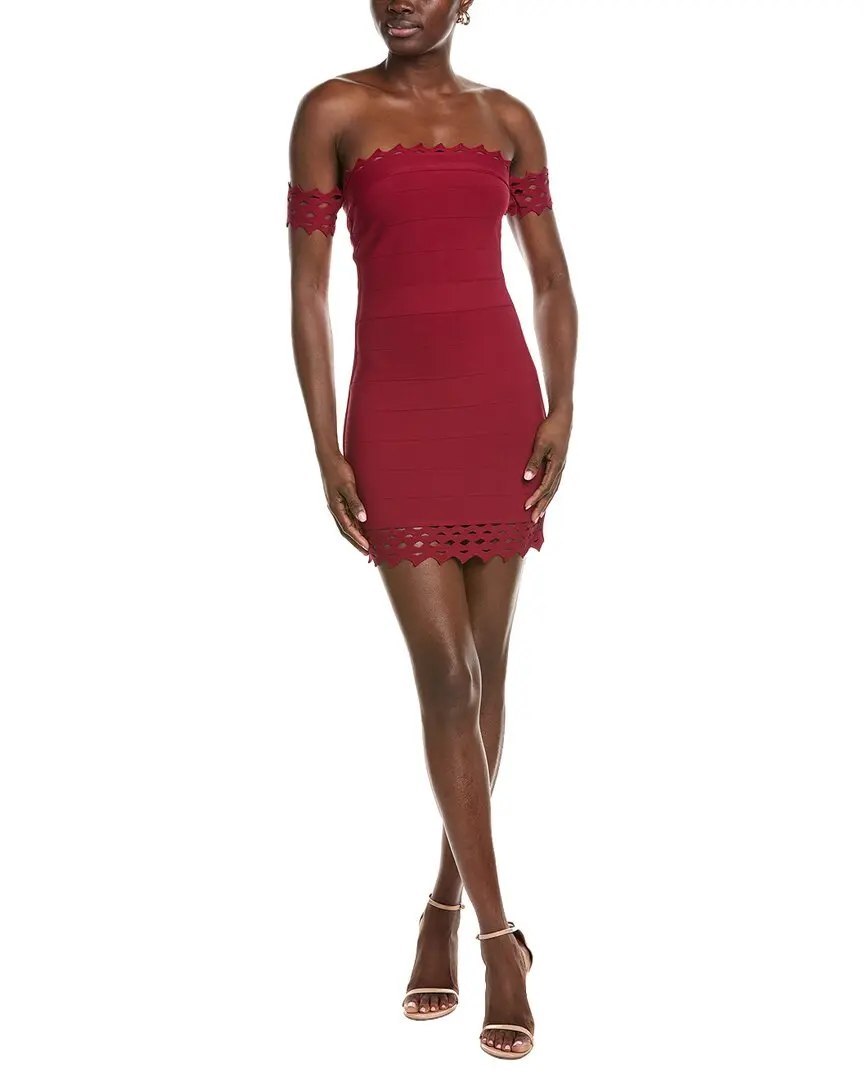 susana monaco Bandage Eyelet Dress