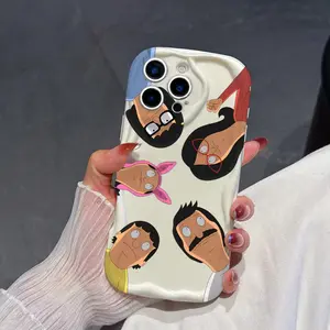 Stylish And Fun cartoon B-Bobs B-Burgers Family Creative Phone Case Compatible For iPhone 17/16/15/14/13/12/11/Pro/ProMax/Plus/17Air/Xsmax/16E, Soft TPU Back Cover for Drop Protection, Cute Phone Case, Perfect for daily use, Special Christmas Gift