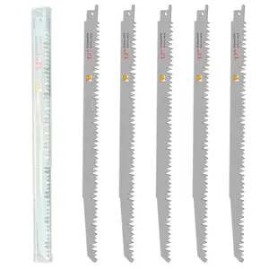 12-Inch  Pruning Reciprocating  , 5TPI High Carbon Steel Sawzall  for Trees   (5 Pack)