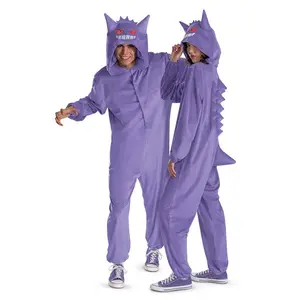 Adult Deluxe Pokémon Gengar Hooded Jumpsuit Costume