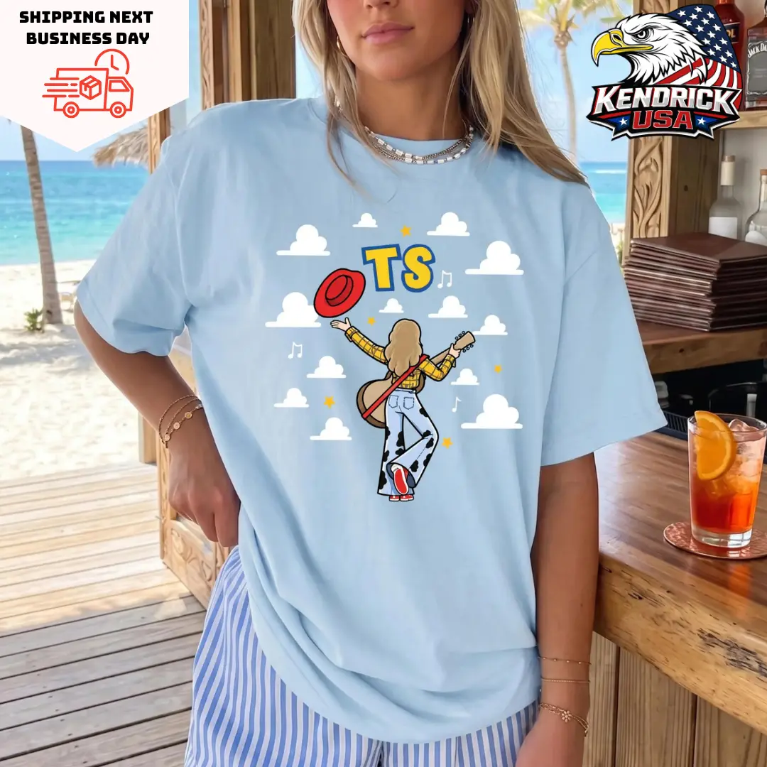 Comfort Colors TS T-Shirt, Cloud Summer Beach Shirt, Gift For Music Fan, Unisex Tee