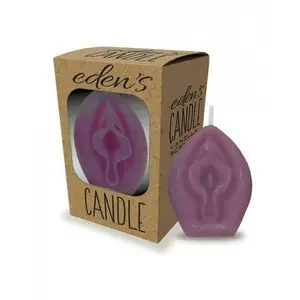 Eden's Vagina Candle - Purple - Vanilla