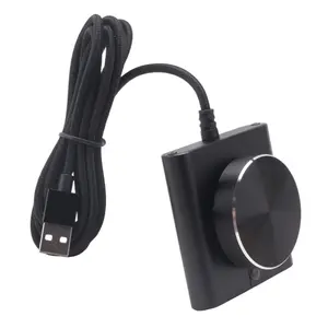USB Volume Control Lossless PC Computer Speaker Volume Controller Knob Adjuster Digital Control with One Key Mute