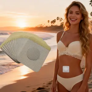 50pcs Abdominal & Leg Pads, Wireless Breathable Polyester Fabric, Comfort Support, Perfect Gift for Christmas Halloween Thanksgiving