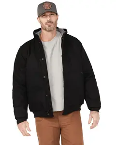 Hawx Men's Fr Hooded Bomber Jacket - Hxfrfa24o01-Blk