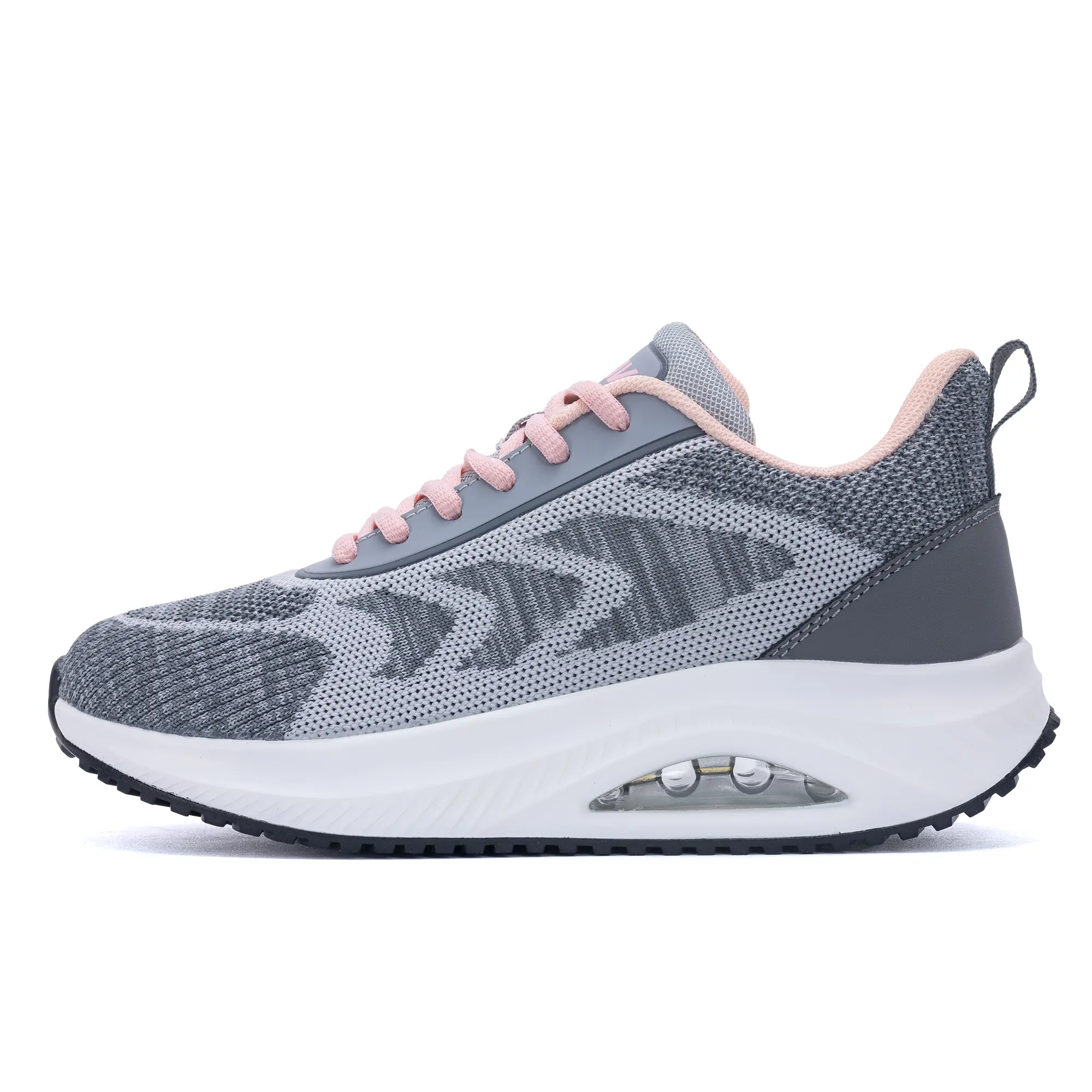 AOV Women's Low Top Knit Fabric Trainers for Casual Wear, Walking & Outdoors - Removable Arch Support for Plantar Fasciitis Relief, Closed Toe, Breathable, Shoes, Laces, Walking Shoes, Sports Shoes