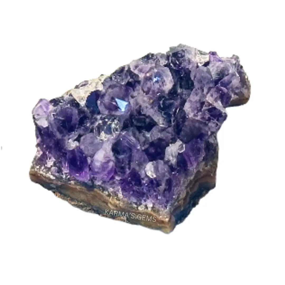 Amethyst Cluster Natural Purple Crystal Healing Stone for Spiritual Protection & Feng Shui Home Decor