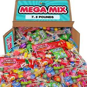 Bulk Candy Assortment - 7.5 Pounds - Candy Variety Pack - Candies Individually Wrapped