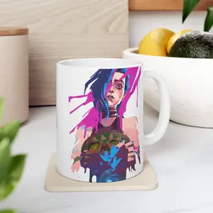Arcane Mug ,Jinx and Isha League of Legends Gift Mugs