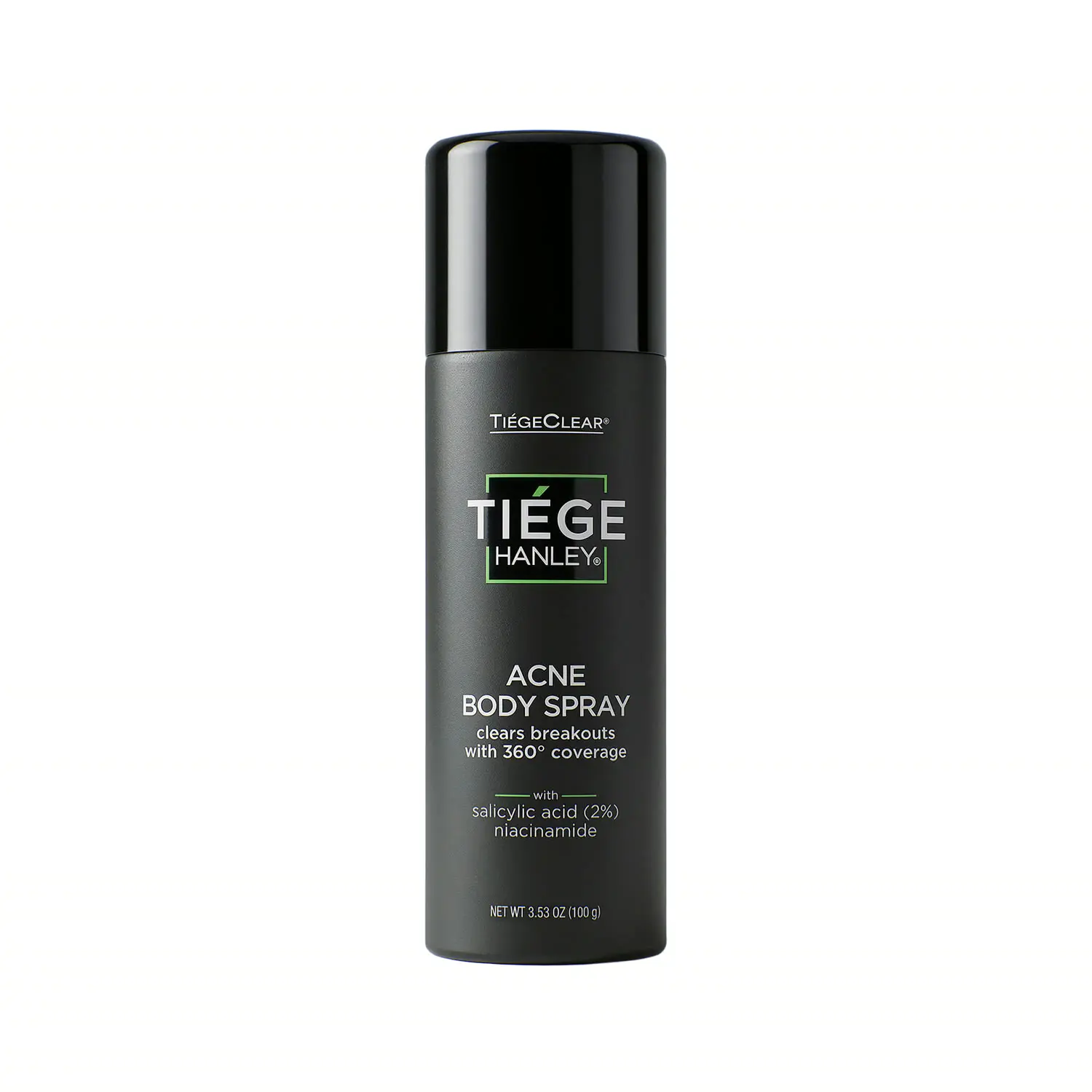 Tiege Hanley Acne All-Over Body Spray - High-Performance Daily Acne Treatment for Back Chest Shoulders & Hard-to-Reach Areas