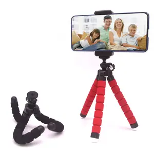 Small Sponge Octopus Stand 3.2 Aluminum Wire Multifunctional Mini Lazy Tripod Phone Transformable Triangle