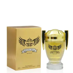 Secret Plus Invincible Gold Eau de Parfum Spray for Men 3.4 Fl Oz - Masculine Fragrance